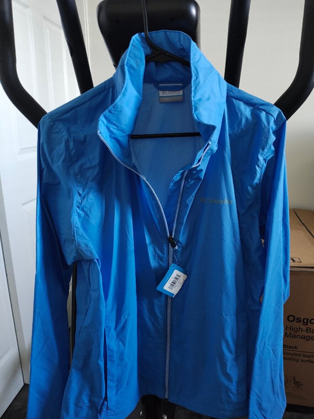 Columbia Women's Lightweight Blue Windbreaker Jacket - Picture 2 of 11